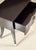 Italian Transitional Black Lacquer One-Drawer Nightstand For Sale - Image 3 of 3