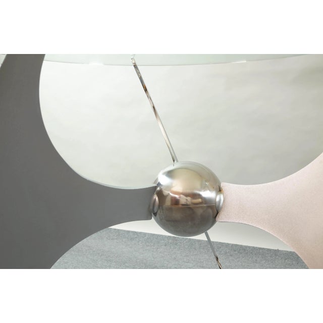 Metal Adjustable Propeller Table by L. Campanini for Cama, 1970s For Sale - Image 7 of 10