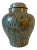 Mid-Century Artisan Signed Ceramic Drip Glaze Urn Vase For Sale