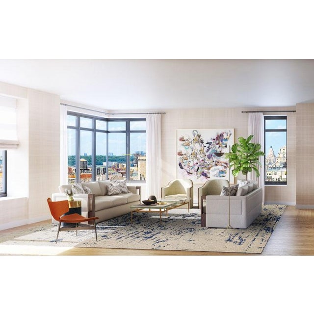 Modern Hand-Tufted Beige Area Rug- 5' 0" X 8' 0" For Sale In New York - Image 6 of 6