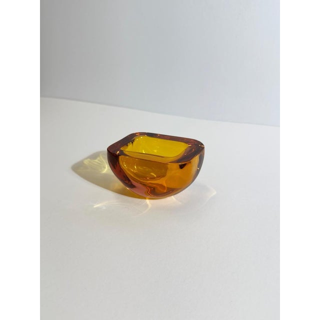 Vintage Italian Murano Glass Bowl, 1970s For Sale - Image 3 of 11