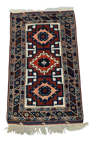 Vintage Turkish Kazak Rug