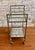 Mid-Century Modern 19th Century Summit Gold Bar Cart For Sale - Image 3 of 5