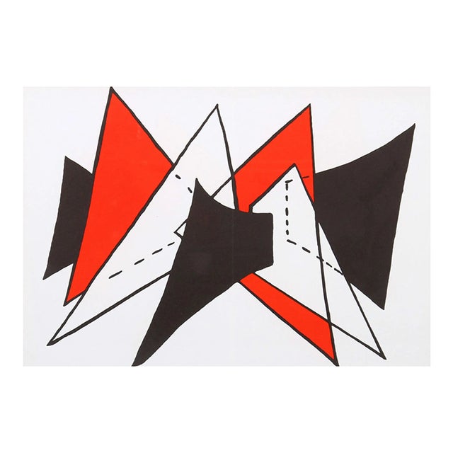 Calder Lithograph DM25141d Derriere Le Miroir 1963 For Sale