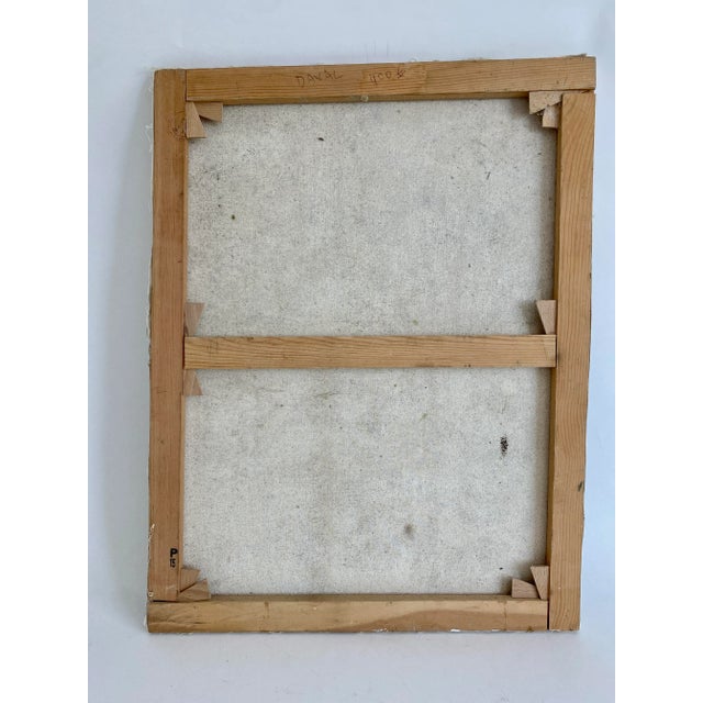 1960s French Impasto Oil Painting For Sale - Image 4 of 6