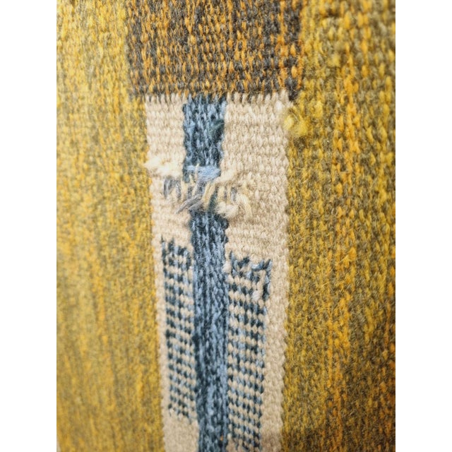 Handwoven Woollen Tapestry from Éva Németh, Hungary, 1970s For Sale - Image 3 of 14