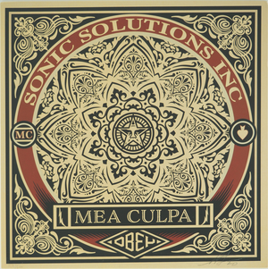 Shepard Fairey, Mea culpa, Lithograph