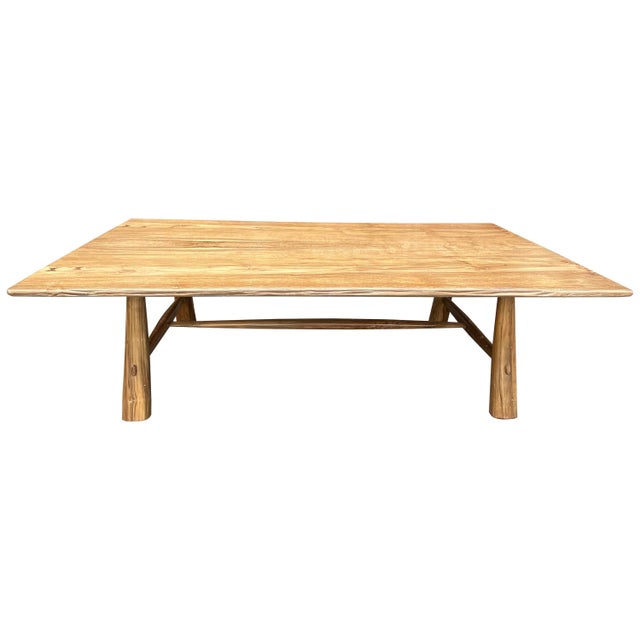 Andrianna Shamaris Midcentury Couture Teak Wood Dining Table For Sale - Image 16 of 18