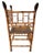 Vintage English Bamboo Rattan Corner Chair For Sale In Miami - Image 6 of 6