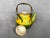 Decorative Ceramic Teapot With Bamboo Handle For Sale In New York - Image 6 of 13