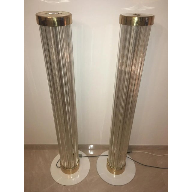 Floor Lamps from Kamenický Šenov, 1960s, Set of 2, in Very Good conditions. Designed 1960 to 1969 Up to 250V (Europe/UK...