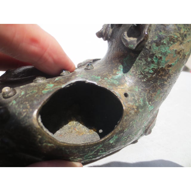 Antique Meiji Brronze Incense Burner For Sale - Image 13 of 18