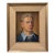 Vintage Portrait of a Man in Blue by Richard Schmueckle For Sale