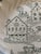Vintage Colonial Hemstead Royal China Green & White Transferware of Five, 12" Dinner and Five, 6" Bread Plates - Set of 10 For Sale - Image 9 of 10