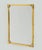 Antique Mirror with Brass Frame, 1900s For Sale - Image 3 of 7