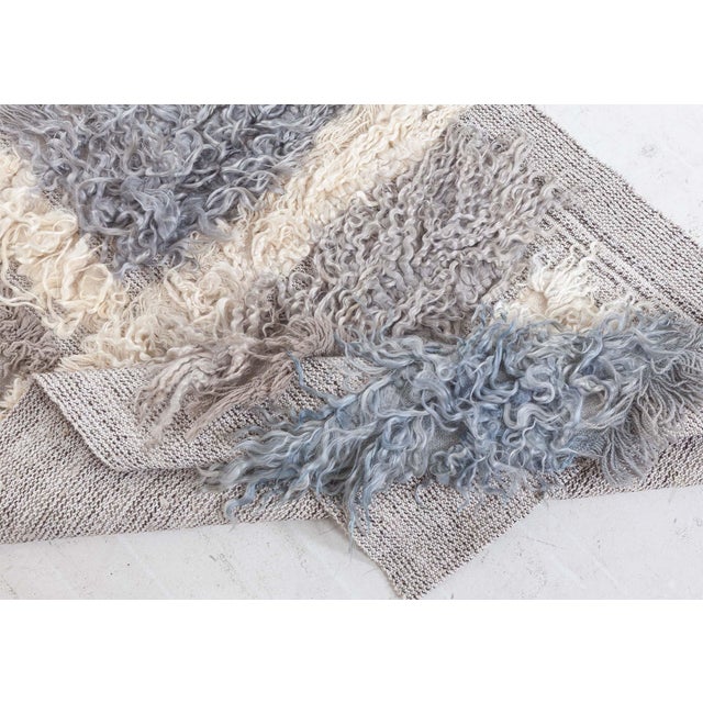 Modern High-Low Tulu Rug – A Tactile Work of Art by Doris Leslie Blau For Sale - Image 4 of 8