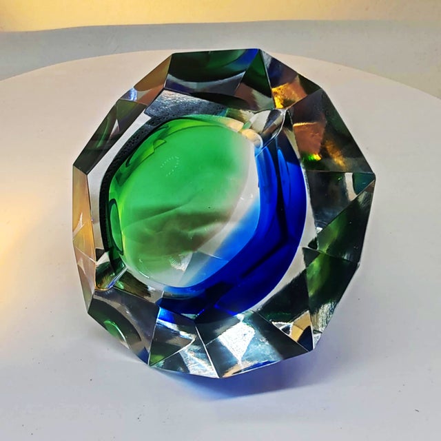 Flavio Poli Vintage Ashtray in Murano Glass by Flavio Poli for Seguso, 1960s For Sale - Image 4 of 10