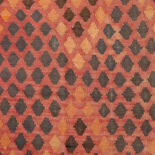 Middle Eastern Kilim Rug in Wool For Sale - Image 4 of 9