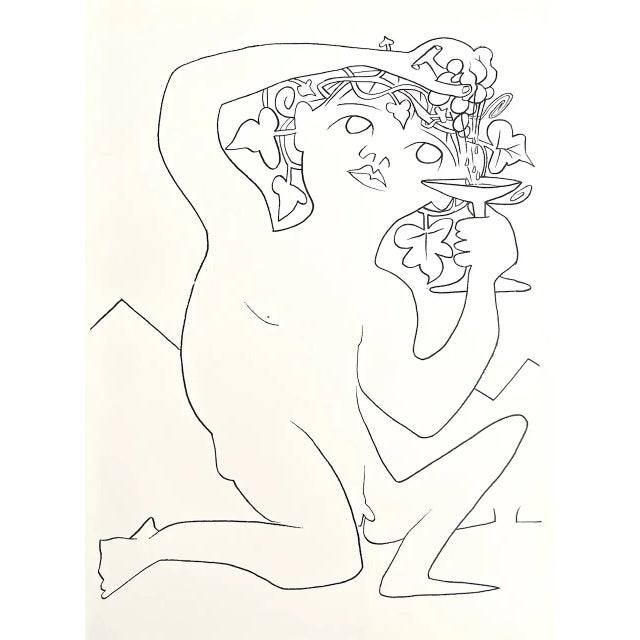 Contemporary 1975 Francoise Gilot Lithograph I Squeeze the Juice For Sale - Image 3 of 3