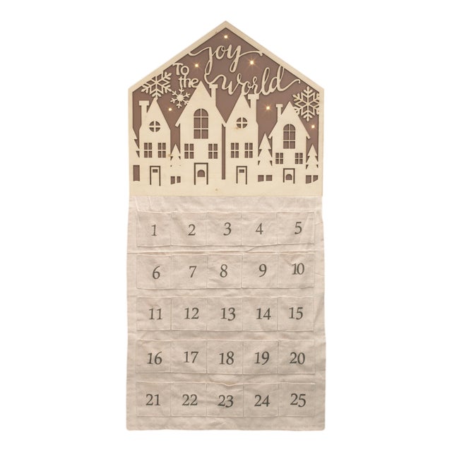 LED Joy to the World Christmas Countdown 34.5"H For Sale