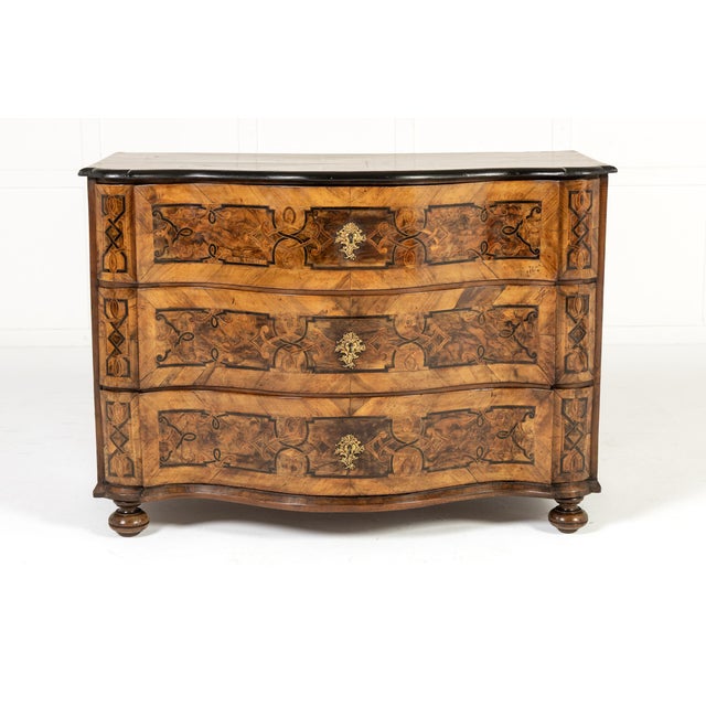 Antique German Walnut Commode, 1700s For Sale - Image 10 of 10