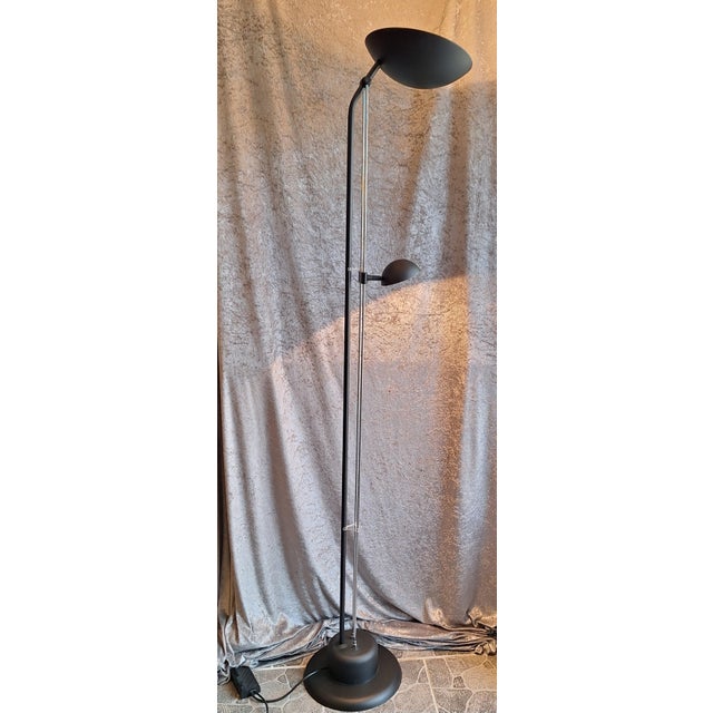 Black Vintage Floor Lamp with Spotlight from Wofi, 1990s For Sale - Image 8 of 8