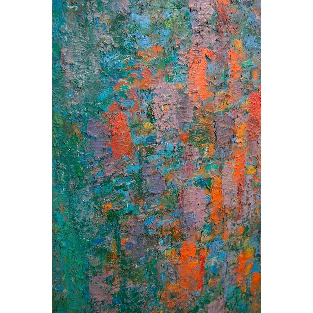 Mid Century Oil Painting George Constant Art Abstract Expressionism Large 40x30" For Sale In Sacramento - Image 6 of 12