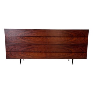 Vintage Mid Century MCM Danish Rosewood Dresser by Arne Wahl Iversen for Vinde Mobelfabrik For Sale