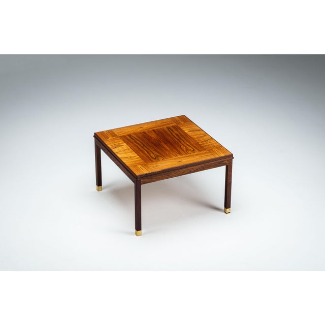 Square Rosewood Coffee Table from HMB Möbler, 1960s For Sale - Image 3 of 14
