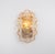 Amber Bubble Glass Sconce by Helena Tynell for Limburg, Germany, 1960s For Sale - Image 10 of 16
