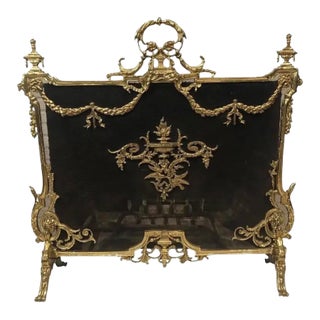 1970s Marie Antoinette-Louis XVI Fire-Screen For Sale