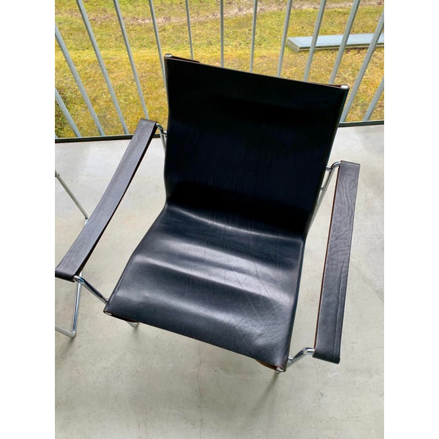 Black Mid-Century Club Chairs from Pfalzberger, 1970s, Set of 2 For Sale - Image 8 of 18