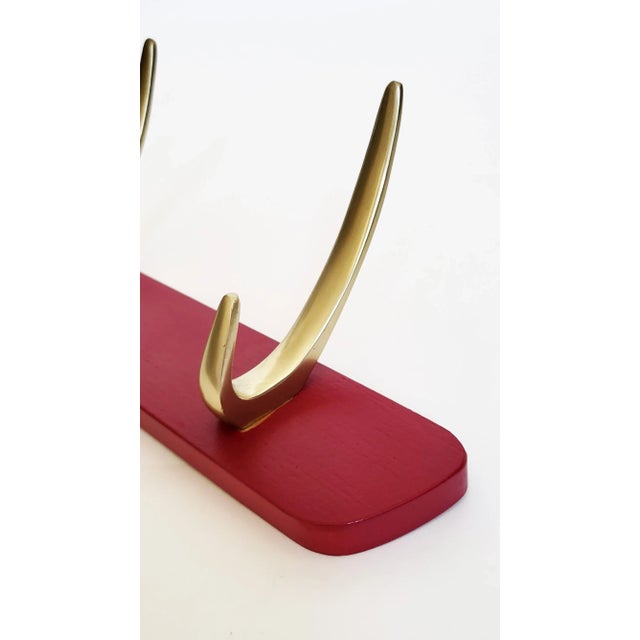 Mid-Century Modern Wall-Mounted Wardrobe, 1950s For Sale - Image 6 of 8