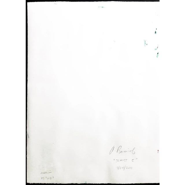 Anne Russinof Anne Russinof "Schist 5", Painting For Sale - Image 4 of 4