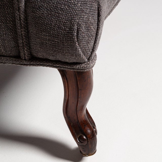 Napoleon III Upholstered Armchair, Second Empire Style, France, Circa 1880 For Sale - Image 11 of 16