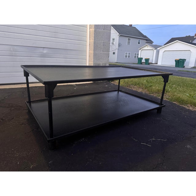 Restoration Hardware 1990s Iron Coffee Table From Restoration Hardware’s Retired Collection For Sale - Image 4 of 5