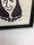 Vintage Mid Century modern Footprints by Fko Framed Wall Art Clown Cat Native - Set of 4 For Sale - Image 9 of 10