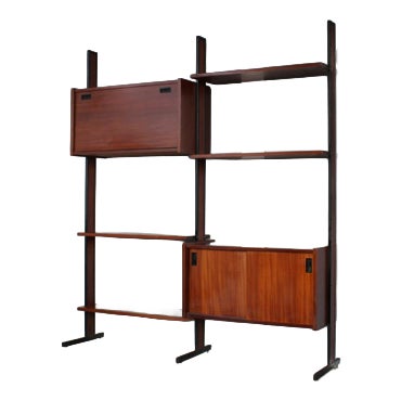 Vincenza 2-Module Bookcase, Italy, 1960s For Sale