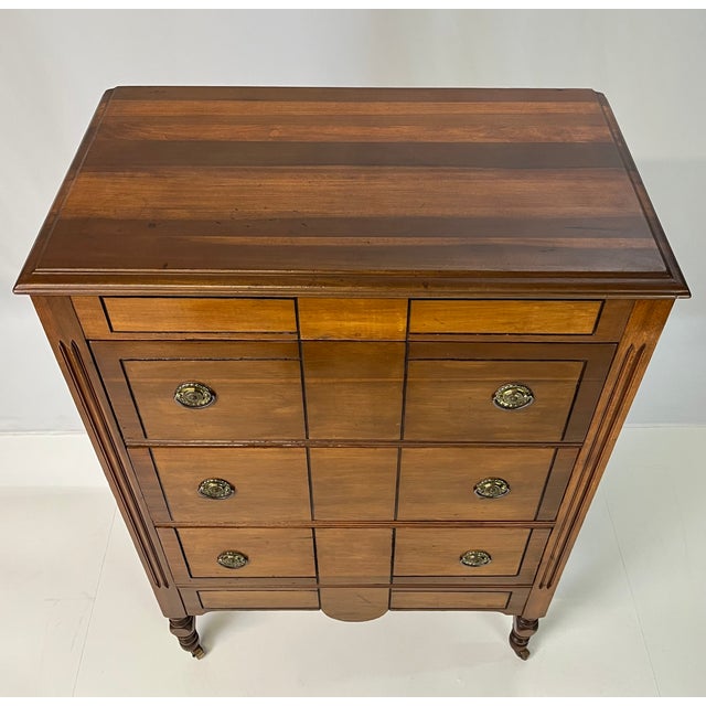 Art Deco Early 20th Century Depression Era Chest of Drawers For Sale - Image 3 of 12