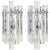Metal German Crystal Rod Sconces by Kinkeldey, 1970s, Set of 2 For Sale - Image 7 of 7