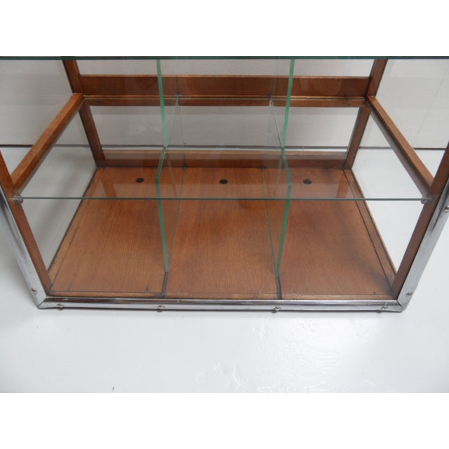 Vintage Dutch Bakery Display Cabinet, 1930s For Sale - Image 11 of 17