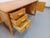 Vintage Sled Foot Executive Desk in Pine, 1970s For Sale - Image 11 of 11