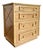 Vintage Whitecraft Oak and Bamboo Chest of Drawers For Sale