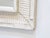 Vintage Carved Wood Whitewashed Scandinavian Mirror For Sale - Image 4 of 4