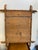 Brown Antique Faux Bamboo Mirror For Sale - Image 8 of 8