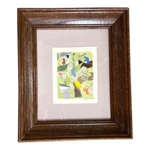 1940’s Original Abstract Expressionist Watercolor Painting