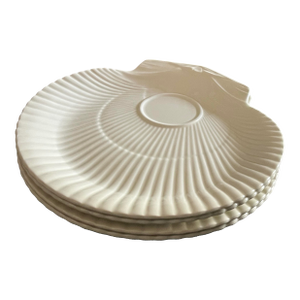Vintage Wedgwood Seashell Plates- Set of Four