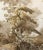36" * H108" * 8ps, Vintage Hand-Painted Tropical Jungle Wallpaper, Antique Tropical Mural Wallpaper For Sale - Image 6 of 7