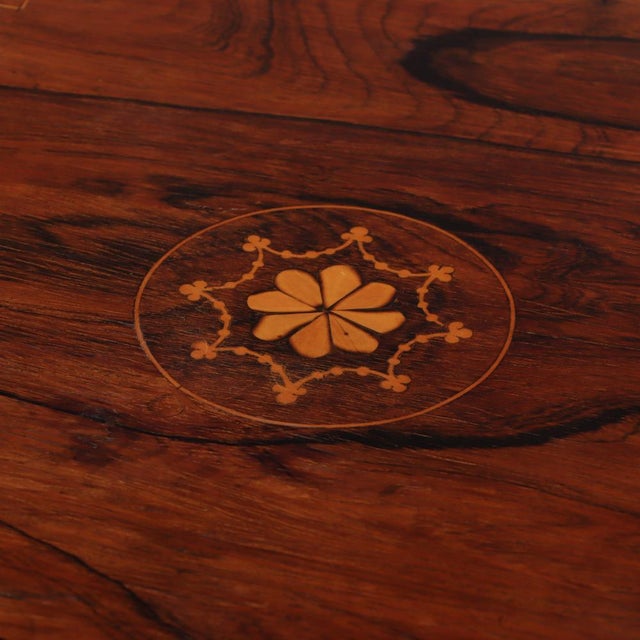 An English Rosewood Revolving Bookcase, C. 1890. For Sale - Image 4 of 7