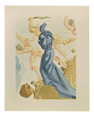 Salvador Dalí, Hard Margins, Woodcut, 1963